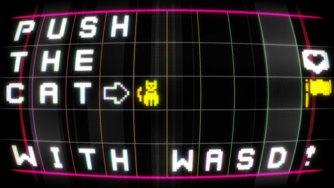 Push The Cat with WASD